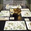 Fields Premium Decorative Hardboard Tabletop Placemats 4 Pack Manufactured in The USA Artistic Easily Wipes Clean