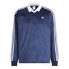 Originals Velvet Long Sleeve Loose Polo Shirt Unisex Tops KQ5486