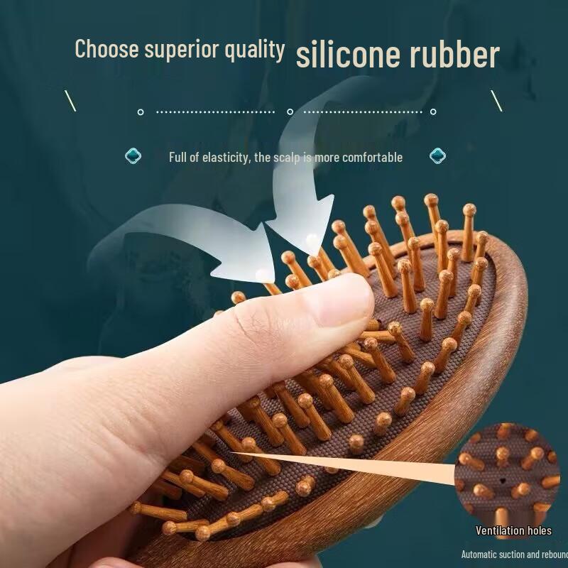 Nanjing Tong Ren Tang Red Sandalwood Air Cushion Massage Comb