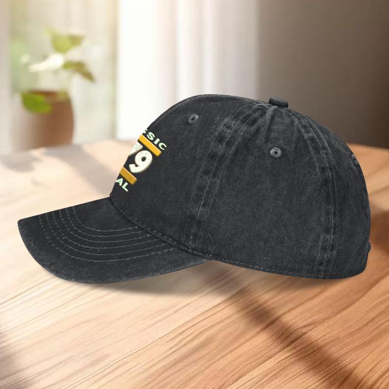 1pc Unisex Printed Classic 1979 Vintage Baseball Cap Stylish Trendy Hat Pattern for Spring And Summer Outdoor