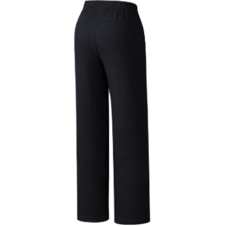 Anta Neformální Jednoduché Jednobarevné Volné Pohodlné Univerzální Pletené Sportovní Kalhoty s Rovnou Nohavicí Dámské spodní díly 962538302-3