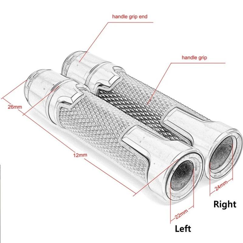 Motorcycle Handlebar Grips Handle Bar Ends Plug For Suzuki GSF 250 400 650 600 S N 1250 BANDIT GSF1250 GSF650 GSF600 Accessories