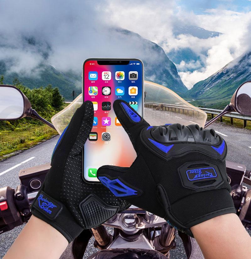 Unisex Summer Cycling & Motorcycle Half-Finger Breathable Gloves with Touchscreen Compatibility