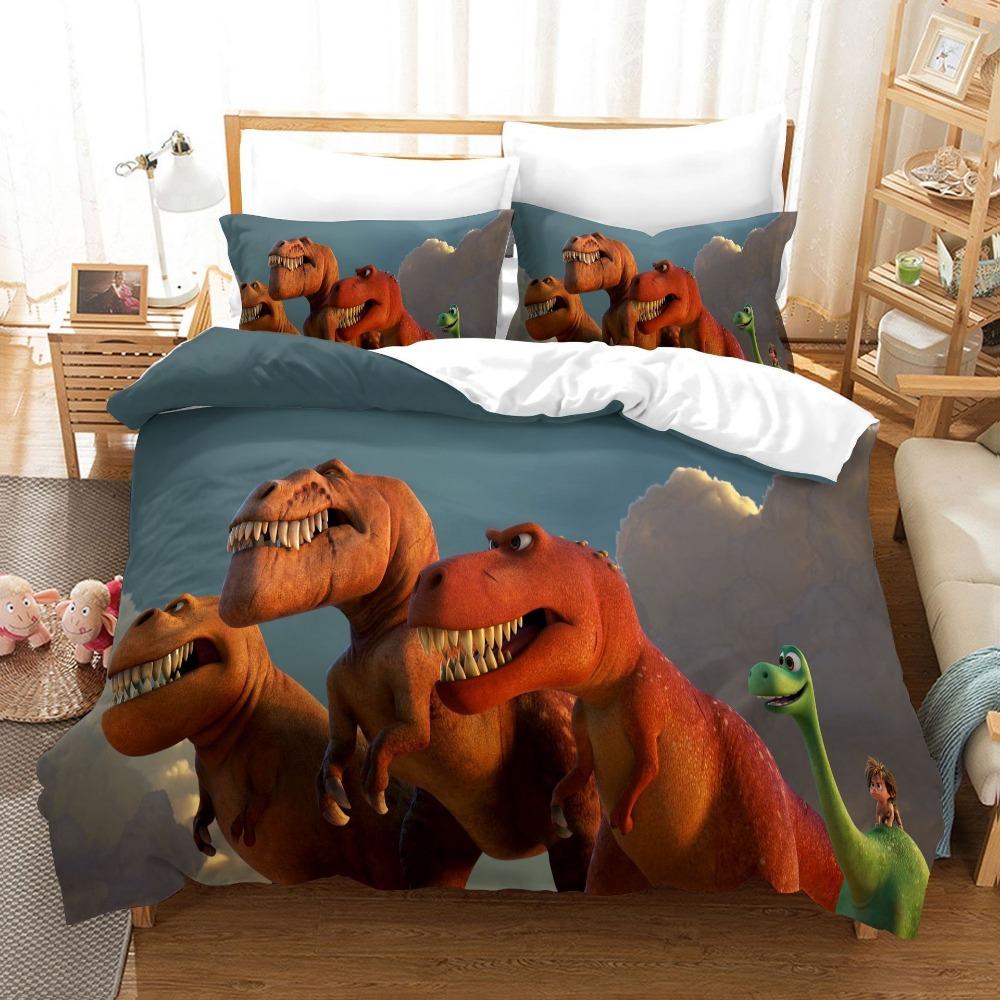 Dinosaur World Duvet Cover Pillowcase Beddingboygirl Bedroomdecoration Childrengift Single Double Largebed Sizezip Duvet Cover