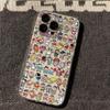 Full Screen Crayon Small New for iPhone12/13 iPhone Case 14/15promax Transparent Soft Case 11pm
