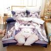 Anime Misono Mika Blue Archive Bedding Set Duvet Cover Bed Set Quilt Cover Pillowcase Comforter king Queen Size Boys Adult