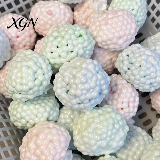 Portable Stress Reliever Bead Filled Crunchy Ball Anxiety Relief Shapeable Squeeze Soft Sensory Toy Travel Moldable Pinch Fidget