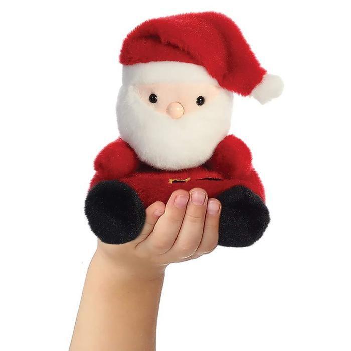 Peluche - AURORA - Père Noël - 13 cm - Rouge - Pour Bébé - Mixte
