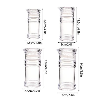 Akrylová láhev na sójovou omáčku Velkokapacitní utěsněná nádoba na koření Multifunkční nepropustná láhev na ocet a olej Kuchyňské náčiní Nástroj