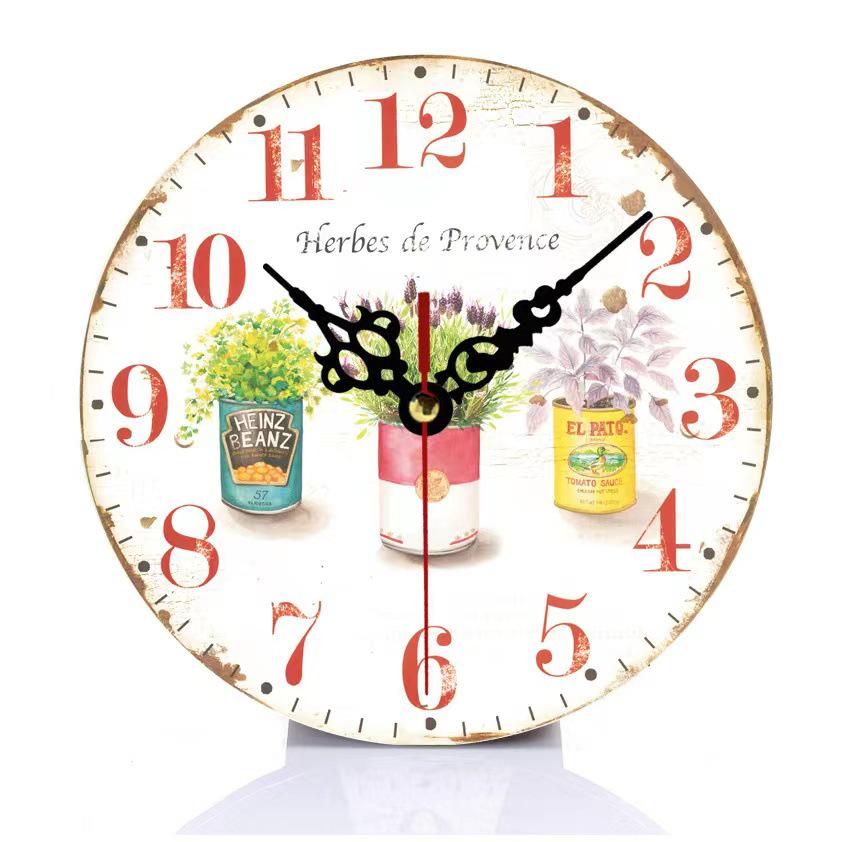 European Creative Wall Clock for Living Room Decor