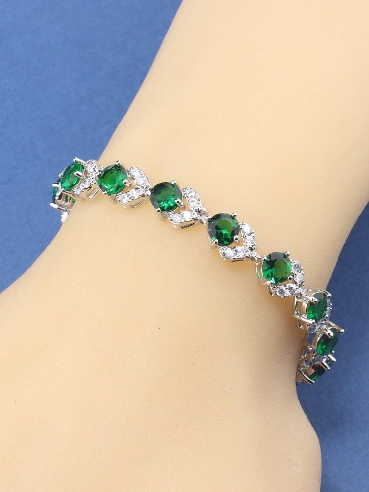 Original  Charms France Elegant Women Fine Jewelry Accessories 12 Colorful Adjustable Length Chain Link Bracelet For Girls