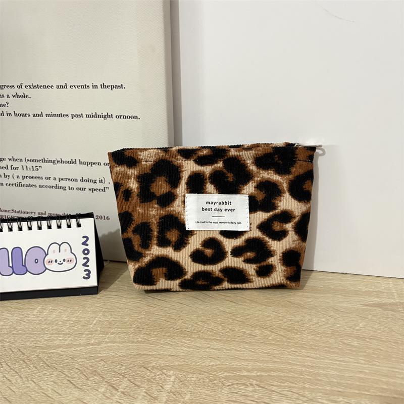 

Корейский вельветовый органайзер на шнурке для макияжа и путешествий - Большая вместимость