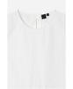 Jaa [Jaah] Sleeveless Peplum Blouse_White