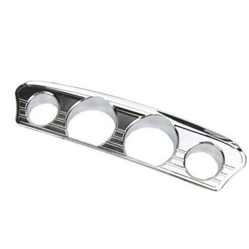 Portable 5Pcs Chrome For NEW Motorcycle Inner Fairing Tri-Line Gauge Stereo Bezel Trims Panel For- Street Glide Tri Glide