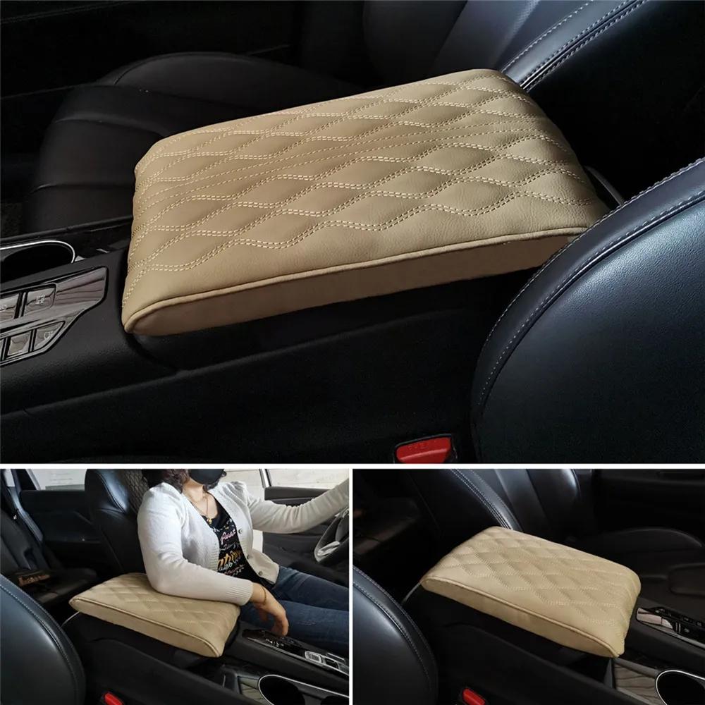Multi-color Car Central Armrest Pad Auto Center Console Arm Rest Seat Box Mat Cushion Pillow Cover Vehicle Protective Styling