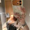 Summer aestheticism romantic butterfly love flower suitable for apple 17promax mobile phone case iphone16/15 lanyard