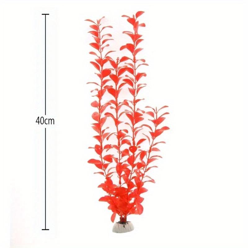 5pcs 40cm Artificial Plastic Underwater Plants Aquarium Fish Tank Decoration Water Grass Viewing Decorations.