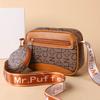 Fashionable Middle-aged Mom Bag, Versatile Single-shoulder Crossbody Bag, Large-capacity Square Bag
