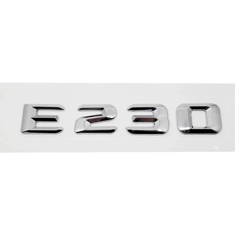 SXFA2 Car Rear Trunk Emblem Letter Badge for Mercedes Benz E53 E55 E63 E200 E220 E230 E240 E250 E260 E Class