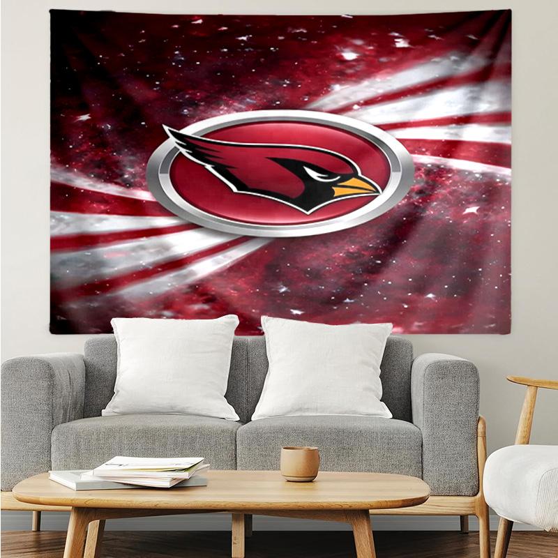 Cardinals Team Spirit Tapestry Accessories Playroom Tapestry, for Bedroom,Livingroom, dormitory Room Wall Decor Fan Birthday Gifts