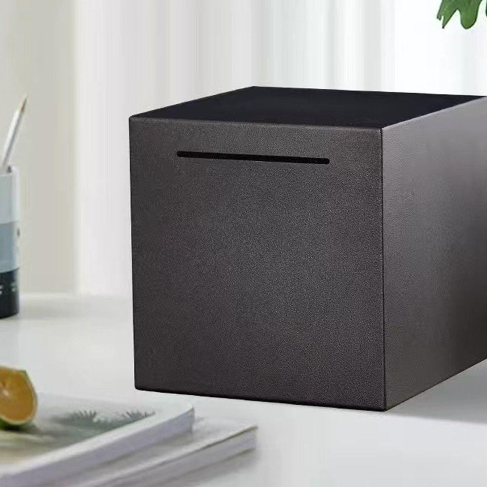 Pudełko na monety ze stali nierdzewnej Wielokolorowy słoik do przechowywania pieniędzy Pudełko do przechowywania Do użytku domowego