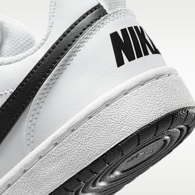 Nike Court Borough Low Recraft White Black (GS)