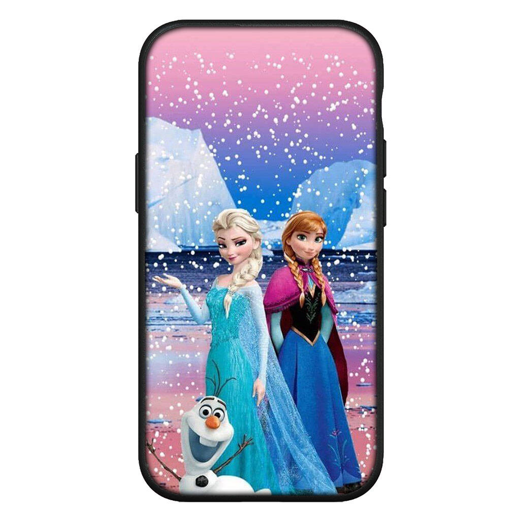 for Samsung Galaxy S25 S24 S23 S22 Ultra FE Plus A17 A37 A57 A56 A55 A06 A16 A15 A36 A26 A35 A05 A25 A54 A34 Phone Case Comics Elsa Anna Olaf Cover
