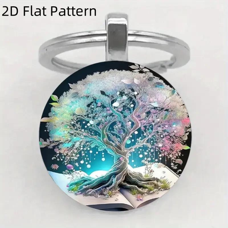Portachiavi con Ciondolo Elegante Motivo Albero della Vita: Stiloso, Creativo e Personalizzato