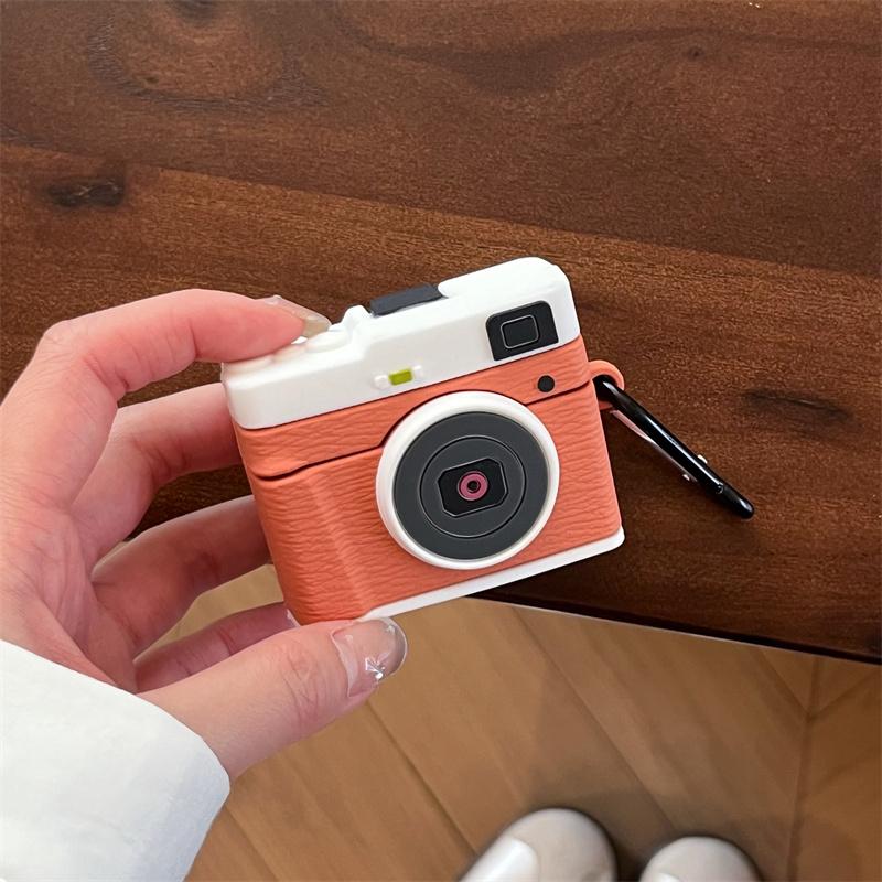 Camera 3D Earphone Case for AirPods 4 2024 Silicone Headphone EarBuds Cover for AirPods Pro 2 Charging Case for AirPods 3 2 1