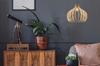 MODERN WOODEN LED CEILING HANGING LAMP