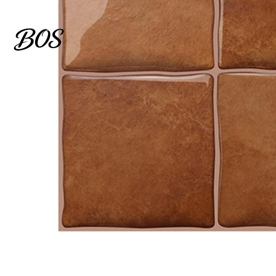 Moisture Proof Wall Coverings Square Checkered Tiles Stickers, Self Adhesive Retro PET Panels, Budget Friendly Refurbishment Easy Peel And Stick
