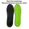 1/1Pcs 1D Sports Insoles Shoes PU Sole Soft Breathable Shock Absorption Cushion Heavy Support Pain Relief Run Orthopedic Insoles