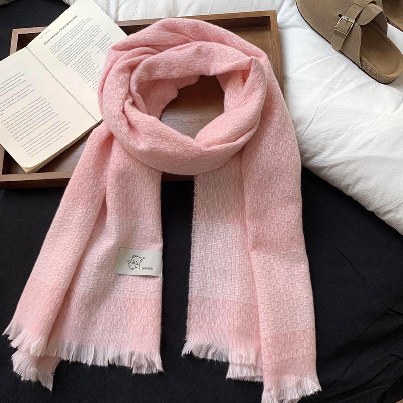 

Scarf women s winter high-end sense new imitation cashmere fashion versatile warm scarf shawl