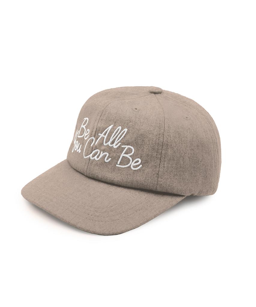 VERUTUM Be All You Can Be 8-Panel Wool Cap Oatmeal