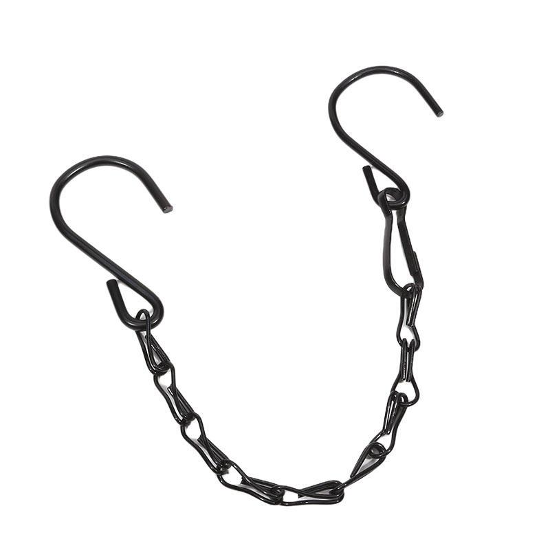 Plant Hanging Chains for Flower Pot Basket Versatile Length Sturdy Metal for Bird Feeder Planters Lanterns Ornaments Home Garden Support