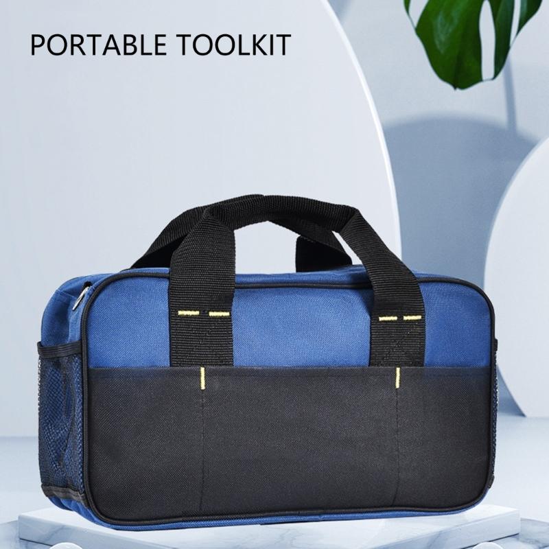 Tool Bag Wide Mouth Tool Storage Bag Tool Organizer Bag Screwdriver Home Organizer for Indoor and Outdoor Gardening