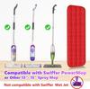 1/5 Pack Microfiber Mop Pad Spray Mop Pad Replacement Fit for Wet/Dry Spray Mops & Reveal Mops Cleaning Washable 16.5 *5.5 Inche