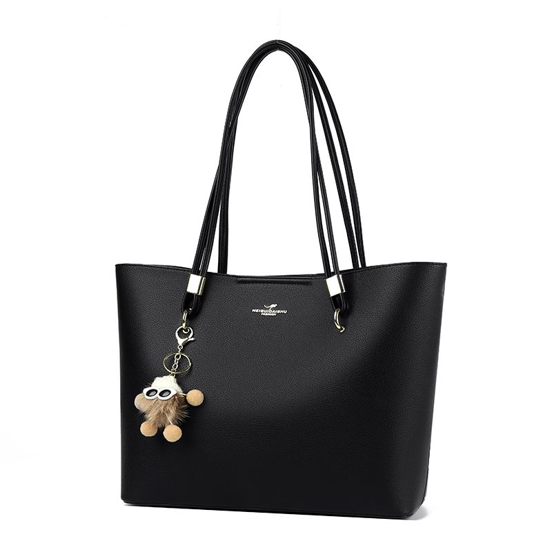 

Kangaroo Leather Women s Bag Large Capacity Bag Women s 2025 New Arrival Shoulder Work Clothing Satchel Big Bag Women s Tote Black [send wallet + card bag]]