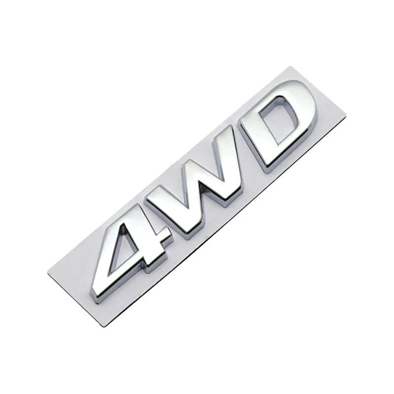 

3D 4WD Car Logo suitable For Hyundai IX25 IX35 new Tucson Santafe personality four wheel drive tail label stickers Trunk letter