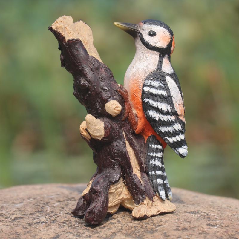 Charming Resin Bird Figurines for Home and Garden Decor
