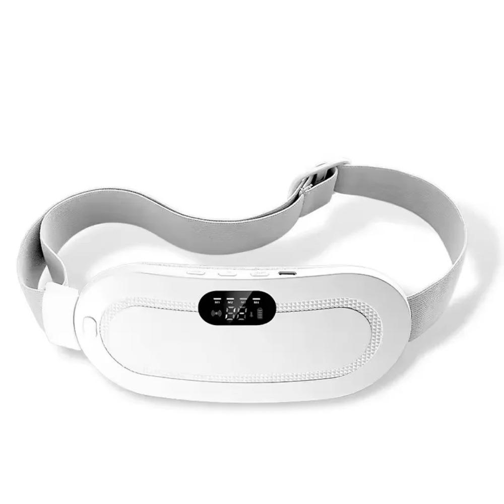 LED Display Electric Warm Waist Belt 4 Gear Massage Vibrating Abdominal Massager  Body Shaping