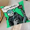 Peter Y-Your B-Boyfriend Club Bar Paper Vintage   Pillow Anime Pillow Sofa Bed Head Pillow Cover Cushion Cover 45x45 cm Fashion