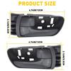 For 2004-2010 Toyota Sienna Door Handle Inner Interior Front Left & Right Gray