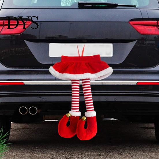 Holiday Interior Accessories 2026 Christmas Car Mirror Hanging Ornament, Funny Dangling Legs Pendant for Decorative Tags with Lanyard Tree Backpack