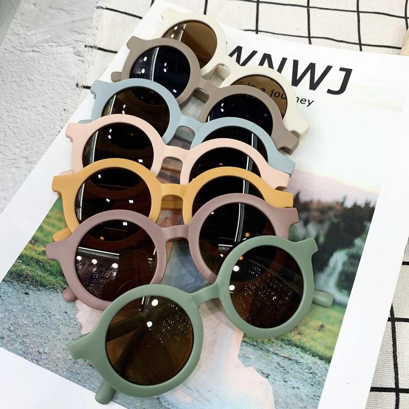2024 new children's sunglasses yuanchaotong UV400 plastic glasses sunglasses