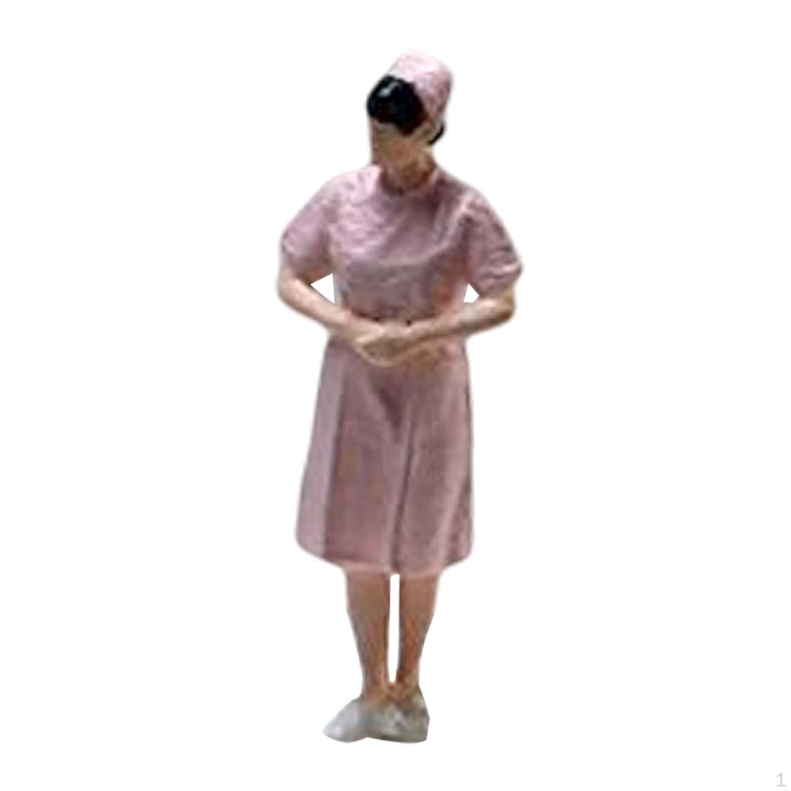 1:64 Scale Hand-Painted Figures Collectibles Children s Toys Architectural Building Micro Landscape Standing