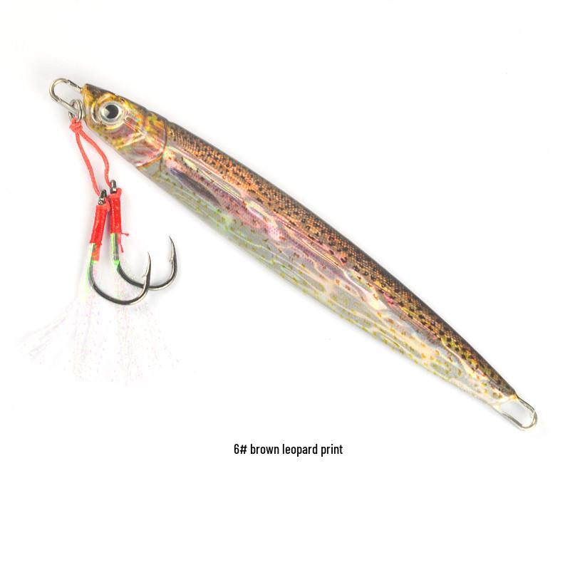 3D Printed Bionic Fish Lure - Iron Plate, Sea Fishing, Deep Sea, 60g & 120g Options