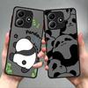 Case for Xiaomi Redmi Note 14 14C 12 9S A4 13C 13 Pro Plus 11 10 Funda Back Phone Cover Cute Panda Funny