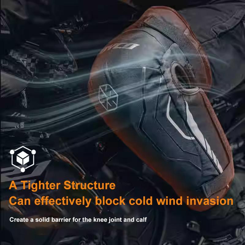SCOYCO Motorcycle Warm Kneepad Legs Motorbike Riding Windproof Winter Waterproof Scooter Knee Pads CE2 Anti-fall Protective Gear