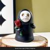 Faceless Witch Skull Halloween Resin Ornament for Living Room Decor